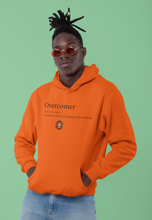 Overcomer Ignite Hoodie Orange/ Green/ White